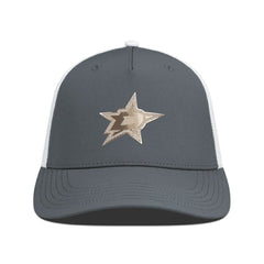Dallas Stars Levelwear Signal Copper Insignia Trucker Adjustable Hat - Charcoal/White | US 203155892