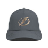 Tampa Bay Lightning Levelwear Signal Copper Insignia Trucker Adjustable Hat - Charcoal/White | US 203155906