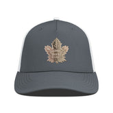Toronto Maple Leafs Levelwear Signal Copper Insignia Trucker Adjustable Hat - Charcoal/White | US 203155908