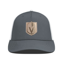 Vegas Golden Knights Levelwear Signal Copper Insignia Trucker Adjustable Hat - Charcoal/White | US 203155910