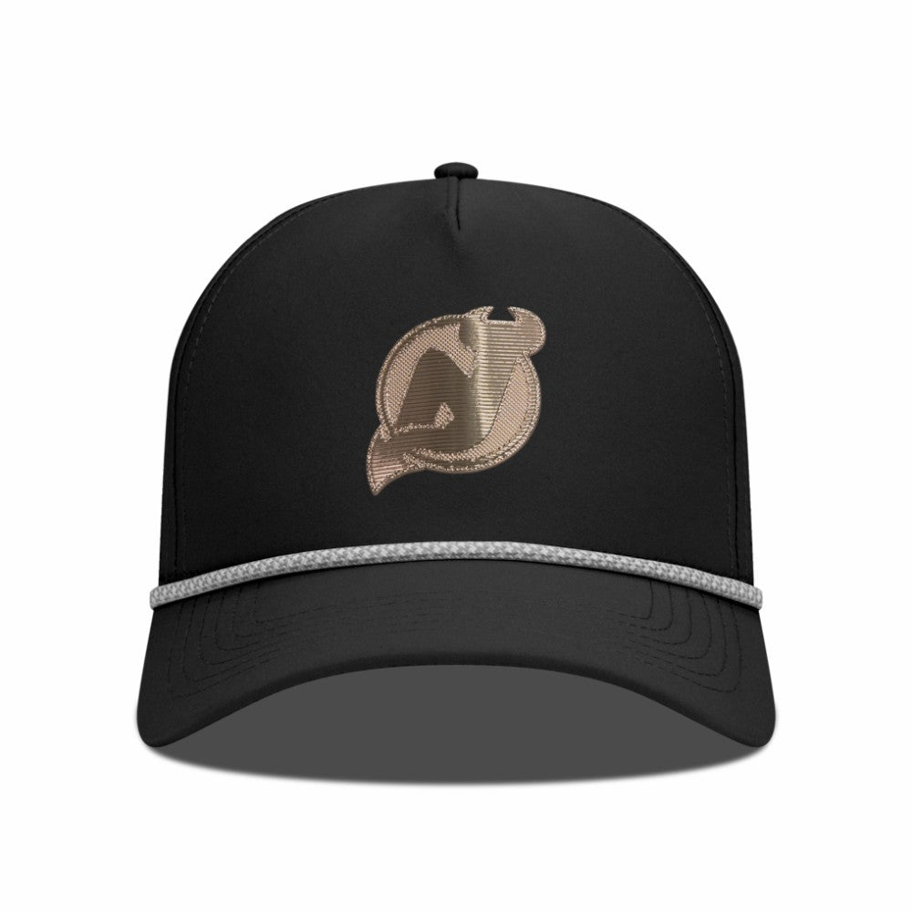 New Jersey Devils Levelwear Gordon Copper Insignia Vented Adjustable Hat - Black | US 203155942