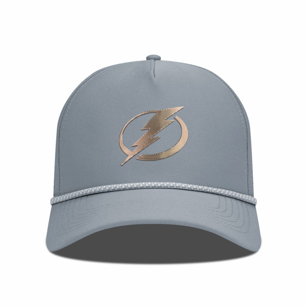 Tampa Bay Lightning Levelwear Gordon Copper Insignia Vented Adjustable Hat - Gray | US 203155946