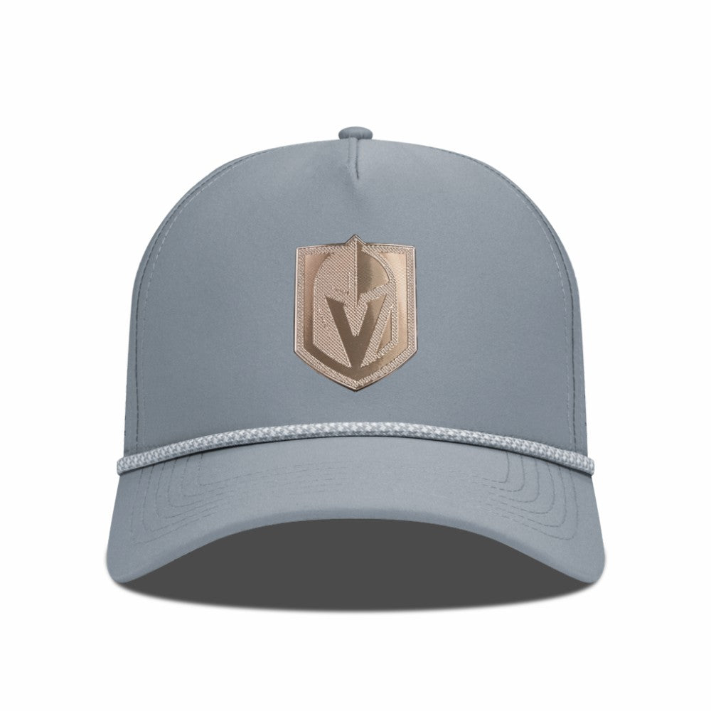 Vegas Golden Knights Levelwear Gordon Copper Insignia Vented Adjustable Hat - Gray | US 203155953