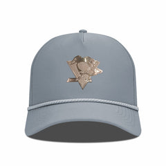Pittsburgh Penguins Levelwear Gordon Copper Insignia Vented Adjustable Hat - Gray | US 203155956