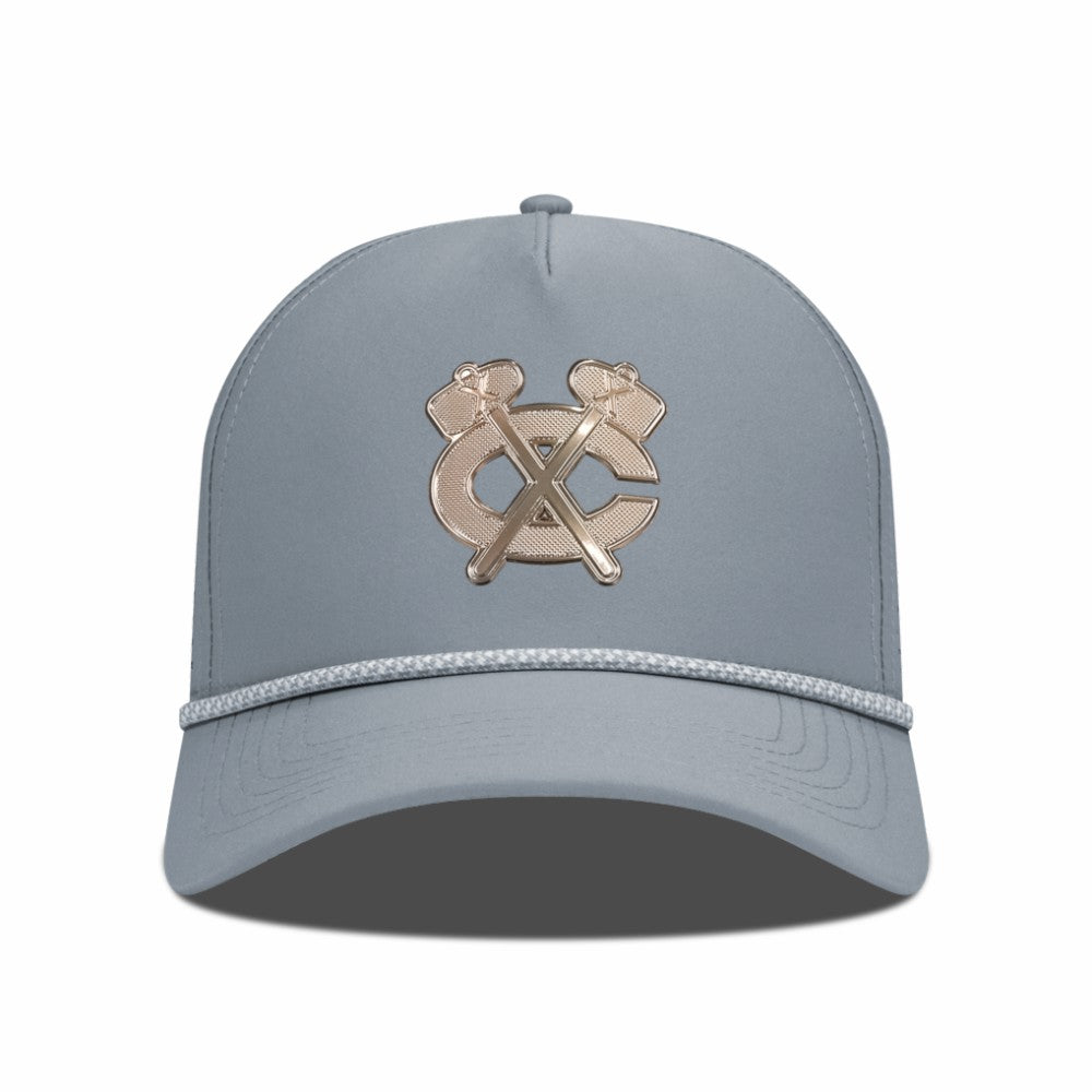 Chicago Blackhawks Levelwear Gordon Copper Insignia Vented Adjustable Hat - Gray | US 203155960