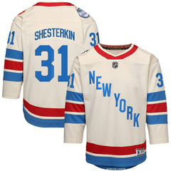 Igor Shesterkin New York Rangers Outerstuff Youth 2026 NHL Winter Classic Premier Jersey - White | US 203156094
