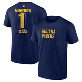 Indiana Pacers #1 Dad Jersey T-Shirt Navy