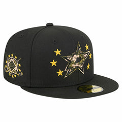 Dallas Stars New Era Military Appreciation Digital Camo Stars 59FIFTY Fitted Hat - Black | US 203156197