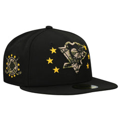 Pittsburgh Penguins New Era Military Appreciation Digital Camo Stars 59FIFTY Fitted Hat - Black | US 203156201