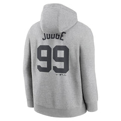 Aaron Judge New York Yankees Nike Player Name & Number Club Fleece Pullover Hoodie - Heather Gray Hoodies