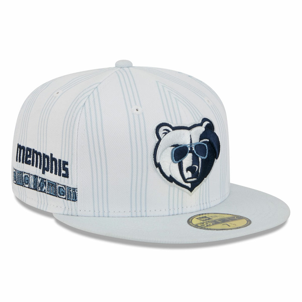 Memphis Grizzlies 2025/26 City Edition Alternate 59FIFTY Fitted Hat White - New Era
