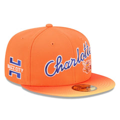Charlotte Hornets 2025/26 City Edition Alternate 59FIFTY Fitted Hat Orange - New Era