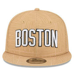Boston Celtics 2025/26 City Edition Alternate 9FIFTY Snapback Hat Gold - New Era