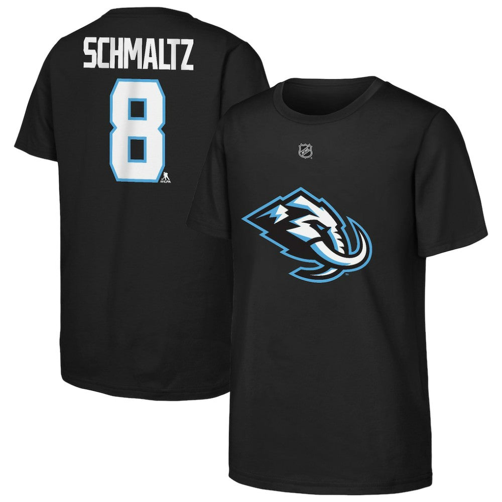 Nick Schmaltz Utah Mammoth Outerstuff Name & Number T-Shirt - Black | US 203156607