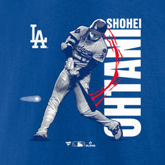 Shohei Ohtani Los Angeles Dodgers Electric Moments T-Shirt - Royal T-shirts