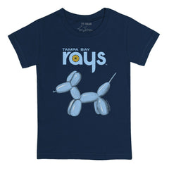 Tampa Bay Rays Tiny Turnip Youth Balloon Dog T-Shirt - Navy T-shirts