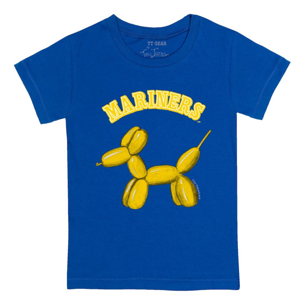 Seattle Mariners Tiny Turnip Youth Balloon Dog T-Shirt - Royal T-shirts