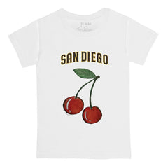 San Diego Padres Tiny Turnip Youth Cherries T-Shirt - White T-shirts