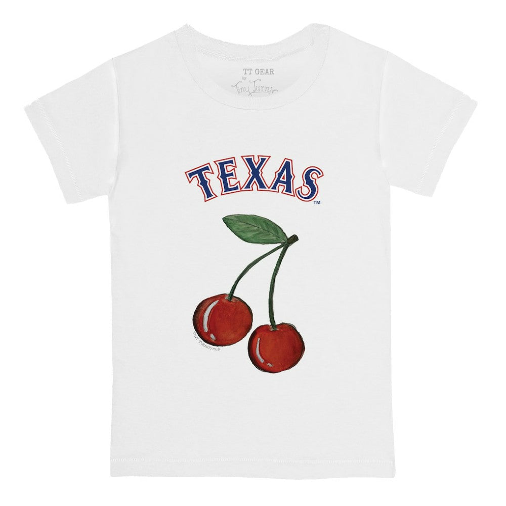 Texas Rangers Tiny Turnip Youth Cherries T-Shirt - White T-shirts
