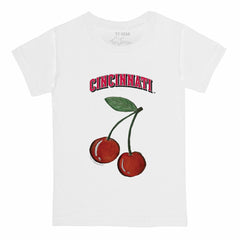 Cincinnati Reds Tiny Turnip Youth Cherries T-Shirt - White T-shirts