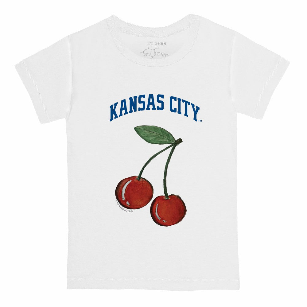 Kansas City Royals Tiny Turnip Youth Cherries T-Shirt - White T-shirts
