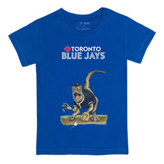 Toronto Blue Jays Tiny Turnip Youth Velociraptor T-Shirt - Royal T-shirts