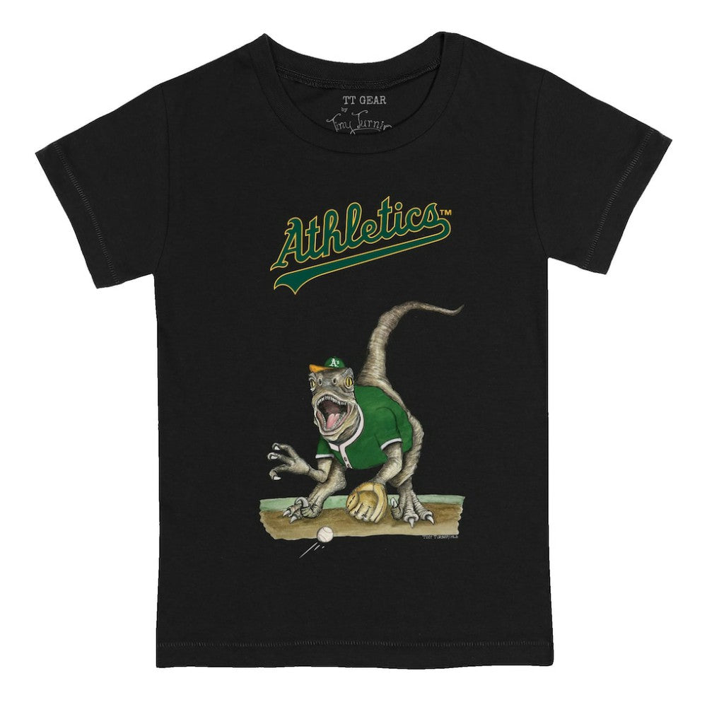 Athletics Tiny Turnip Youth Velociraptor T-Shirt - Black T-shirts
