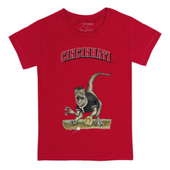 Cincinnati Reds Tiny Turnip Youth Velociraptor T-Shirt - Red T-shirts