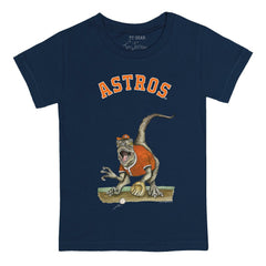 Houston Astros Tiny Turnip Youth Velociraptor T-Shirt - Navy T-shirts
