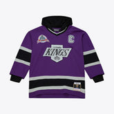 Los Angeles Kings Mitchell & Ness x Just Don Jersey Hoodie - Purple | US 203159313