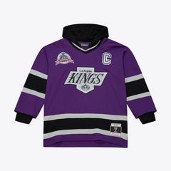 Los Angeles Kings Mitchell & Ness x Just Don Jersey Hoodie - Purple | US 203159313