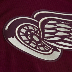 Detroit Red Wings Mitchell & Ness x Just Don Jersey Hoodie - Crimson | US 203159314