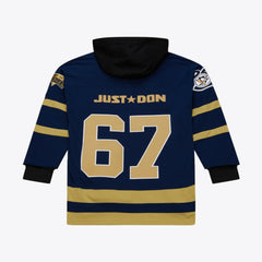 Pittsburgh Penguins Mitchell & Ness x Just Don Jersey Hoodie - Navy | US 203159317