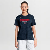 Cleveland Guardians Nike Women's Authentic Collection Velocity Dri-FIT T-Shirt - Navy T-shirts