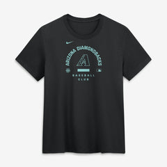 Arizona Diamondbacks Nike Women's Authentic Collection Early Work Tri-Blend Dri-FIT T-Shirt - Black T-shirts