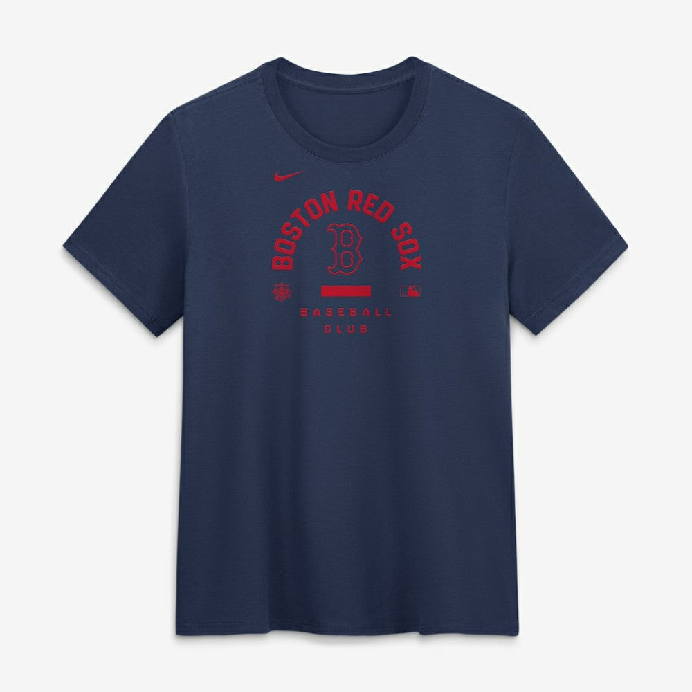 Boston Red Sox Nike Women's Authentic Collection Early Work Tri-Blend Dri-FIT T-Shirt - Navy T-shirts