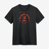 Baltimore Orioles Nike Women's Authentic Collection Early Work Tri-Blend Dri-FIT T-Shirt - Black T-shirts