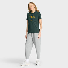 Athletics Nike Women's Authentic Collection Early Work Tri-Blend Dri-FIT T-Shirt - Green T-shirts