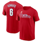 Ryan Howard Philadelphia Phillies Nike Fuse Name & Number T-Shirt - Red T-shirts