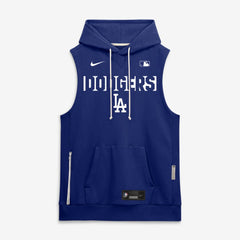 Los Angeles Dodgers Nike Authentic Collection Standard Issue Dri-FIT Sleeveless Hoodie - Royal Hoodies