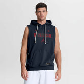 Atlanta Braves Nike Authentic Collection Standard Issue Dri-FIT Sleeveless Hoodie - Navy Hoodies