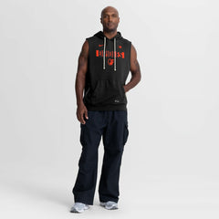 Baltimore Orioles Nike Authentic Collection Standard Issue Dri-FIT Sleeveless Hoodie - Black Hoodies