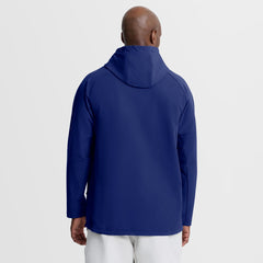 Los Angeles Dodgers Nike Authentic Collection Raglan Therma-FIT Full-Zip Hooded Jacket - Royal Jackets