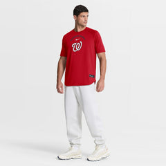 Washington Nationals Nike Authentic Collection Batting Practice Pre-Game Raglan Dri-FIT Top - Red Tops