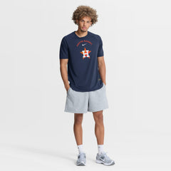 Houston Astros Nike Authentic Collection Batting Practice Pre-Game Raglan Dri-FIT Top - Navy Tops