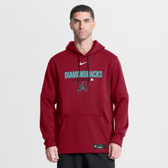 Arizona Diamondbacks Nike Authentic Collection Therma-FIT Hoodie - Red Hoodies