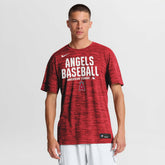 Los Angeles Angels Nike Authentic Collection Velocity Dri-FIT T-Shirt - Red T-shirts