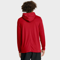 Los Angeles Angels Nike Authentic Collection Dri-FIT Long Sleeve Hooded T-Shirt - Red T-shirts