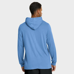 Kansas City Royals Nike Authentic Collection Dri-FIT Long Sleeve Hooded T-Shirt - Light Blue T-shirts