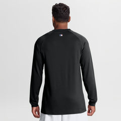 Los Angeles Dodgers Nike Authentic Collection Game Time Raglan Long Sleeve T-Shirt - Black T-shirts